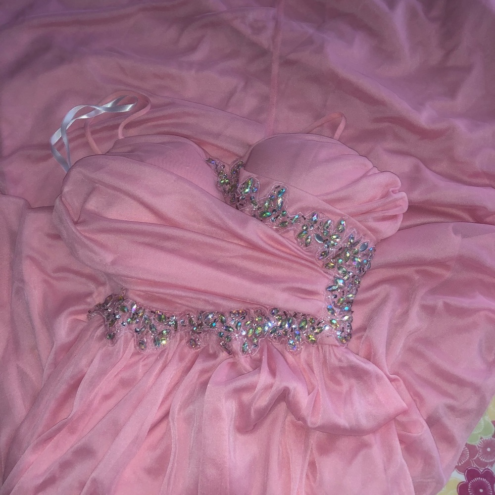 B DARLIN pink prom dress